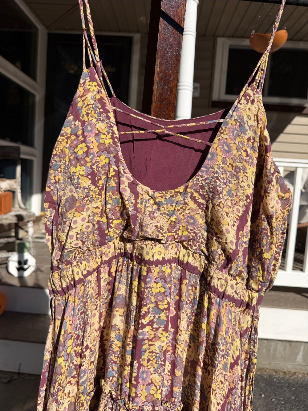 Vintage Free People Valerie Floral Maxi Dress - Picture 7 of 7